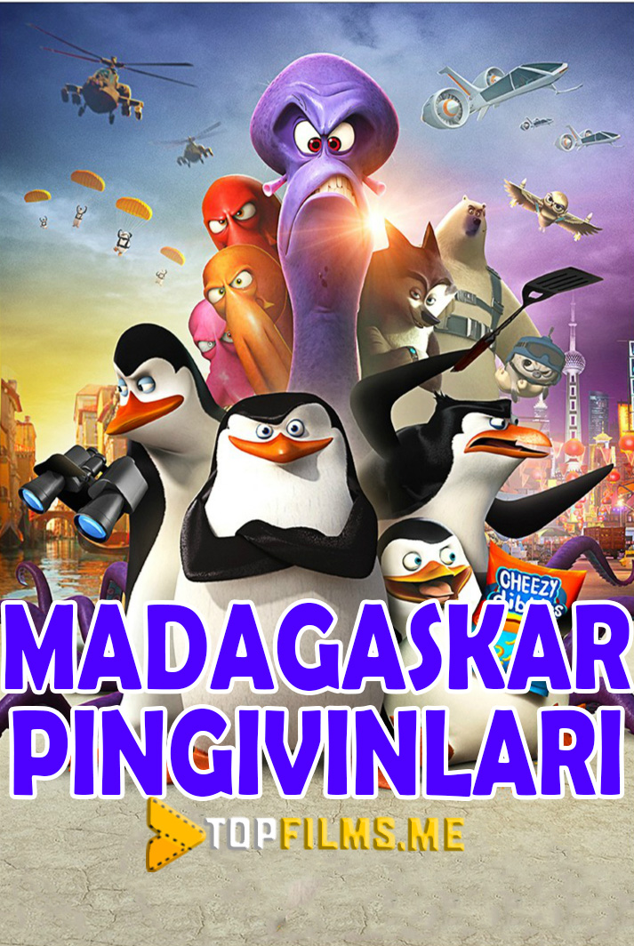 Madagaskar pingivinlari Uzbek tilida 2014 Multfilm skachat
